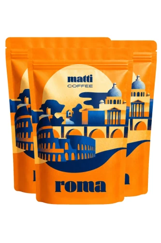 Zestaw kawa roma 3x1000g