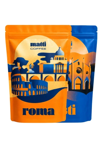 Zestaw kawa Roma + Asti 2000g