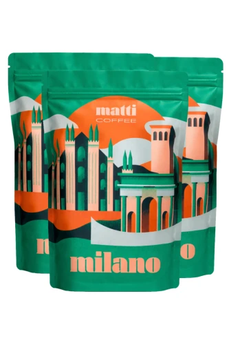 Zestaw kawa milano 3x1000g
